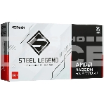 Видеокарта ASRock Radeon RX 9070 XT Steel Legend 16GB RX 9070XT, HDMI, DP*3, 16G, D6, фото4