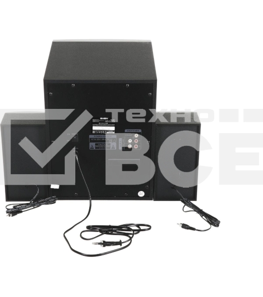 Акустическая система 2.1 SVEN MS-2080/70 Watt/~220V 50Hz/FM-тюнер, USB/SD, дисплей/BLUETOOTH/ПДУ/Black