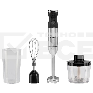 Блендер погружной Hyundai HYB-H3824 800 Вт, серебристый/черный