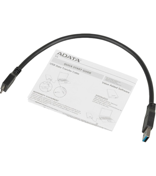 Внешний HDD 2.5' ADATA HV620S, 1TB, USB 3.2 Gen 1 Type-A, 5400 rpm, темно-синий