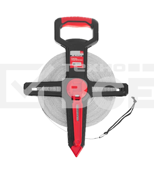 Рулетка геодезическая Matrix 100 м х 12,5 мм, открытый корпус, фиберглассовая лента