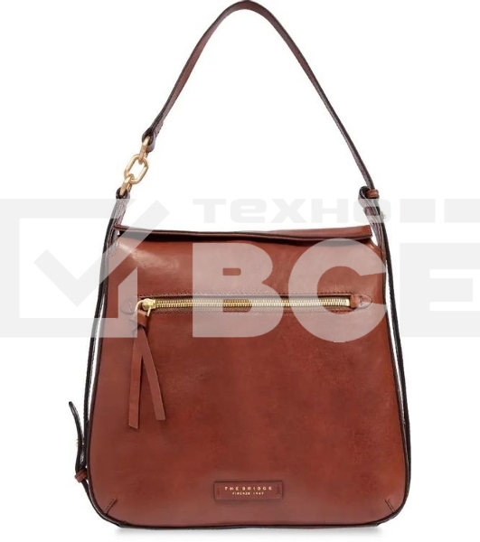 Сумка женская The Bridge Ingrid 04572501/14 коричневая натур.кожа
