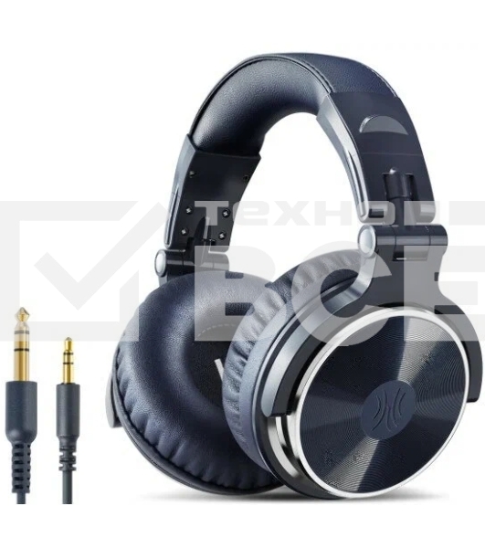 Гарнитура OneOdio Studio Pro 10 тёмно-синий, проводная, 3.5 мм