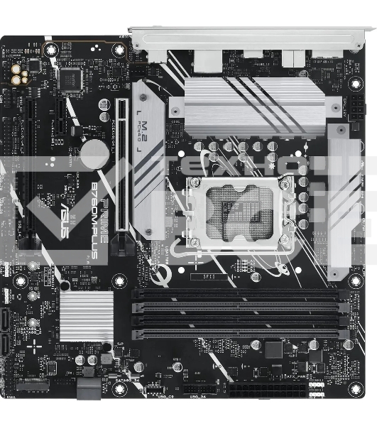 Материнская плата ASUS PRIME B760M-PLUS, LGA 1700, Intel B760, 4xDDR5, 4xSATA, 2xM.2, 1xPCIe 4.0 x4, 1xPCIe 5.0 x16, 1xPCIe x1, 1xDP, 1xHDMI, 1x 2.5Gb LAN, 2xUSB-A 3.2 Gen 2, 4xUSB-A 2.0, 3x3.5 мм, 7.1, mATX