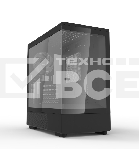 Компьютерный корпус ZALMAN P10, MATX, BLACK, WINDOW, 2x3.5