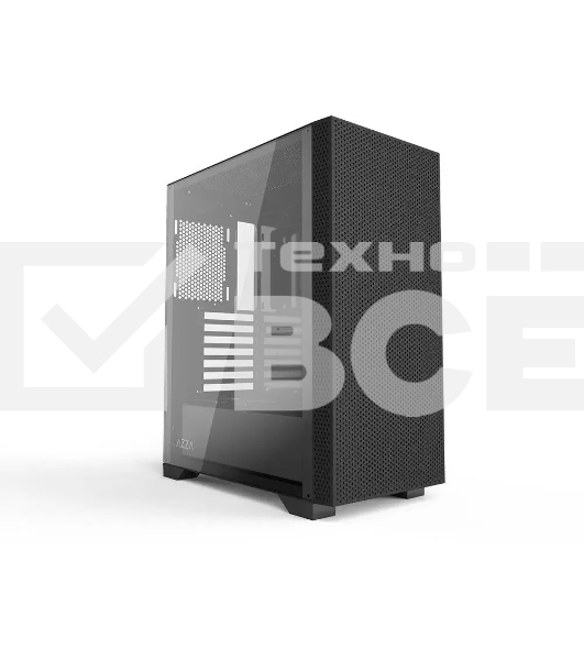 Корпус Azza Celesta F черный без БП ATX 5x120mm 5x140mm 2xUSB2.0 1xUSB3.0 audio bott PSU