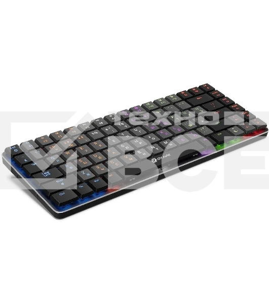 Клавиатура Oklick K615X (1934413) проводная, USB, серый + серебристый