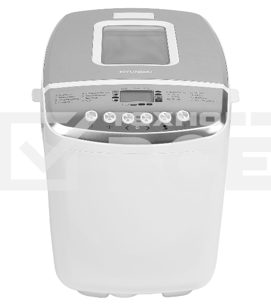 Хлебопечь Hyundai HYBM-M0815 850Вт белый/серебристый