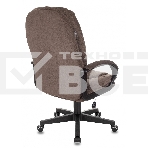 Кресло руководителя Бюрократ CH-868N Fabric Light-10 коричневый, крестовина пластик, фото15