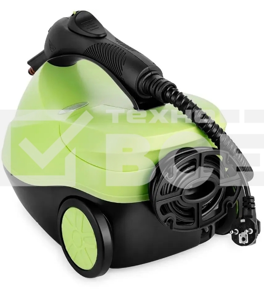 Пароочиститель напольный Kitfort КТ-9186 2000Вт салатовый/черный