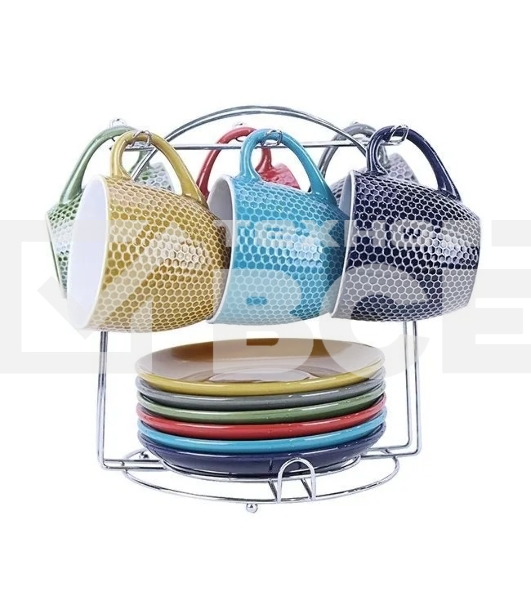 Набор чайный на подставке Kelli KL-403