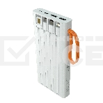 Портативный аккумулятор More choice (4620202550545) PB22-10 с кабелем 2USB 2.1A - 10000mAh белый, фото4