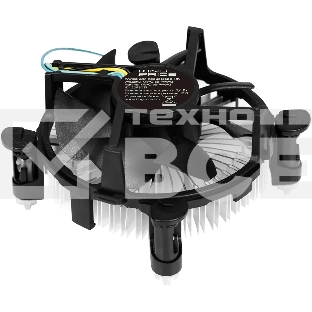 Кулер KingPrice KPAC-65-PWM3 92x92x25мм Soc-1200/1150/1151/1155 черный 4-pin 18-35dB Al 65W 140gr Ret