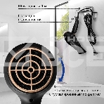 Фен Hyundai H-HD0767 черный, 2000 Вт, ионизация, фото16