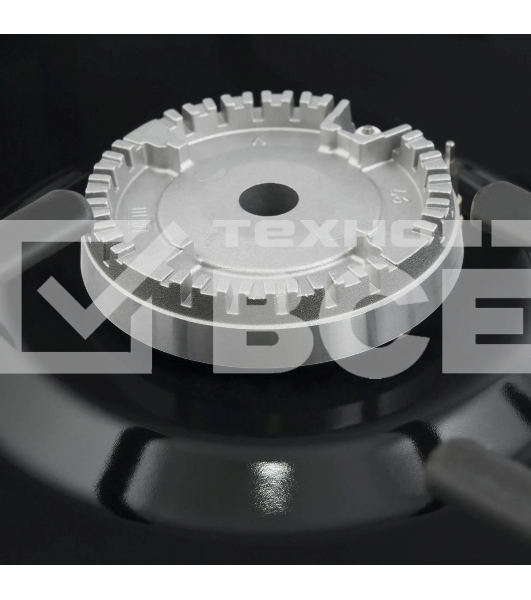 Газовая варочная панель Maunfeld EGHE.32.3EB/G, 2 конфорки, эмалированная сталь, черный