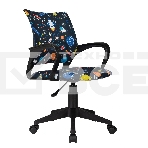 Кресло детское Бюрократ Burokids 1 мультиколор шаттл крестов. пластик, фото 1