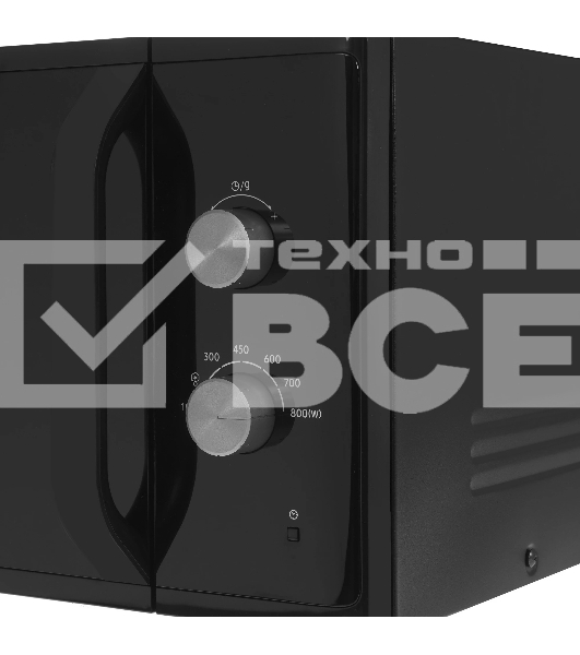 Микроволновая печь Samsung MS23K3614AK черный/серебристый, 23 л, 800 Вт, переключатели - поворотный механизм