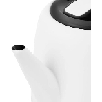 Чайник электрический Kitfort KT-6112 1 л, 1630 Вт, белый/черный (корпус: нержавеющая сталь), фото4