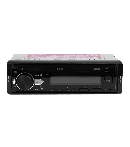 Автомагнитола FIVE F-24W, 1 DIN, Bluetooth, USB Type-A, AUX