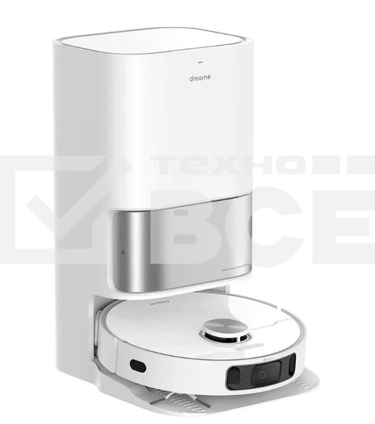 Робот-пылесос Dreame RLS6LADC L10s Ultra белый, 75 Вт, 5200 мАч Li-Ion, уборка сухая/влажная, пылесборник контейнер 0.35 л