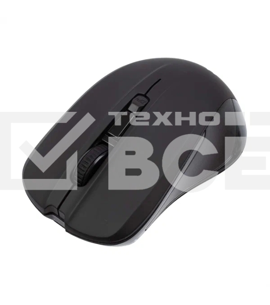Мышь беспроводная HIPER HOMW-101-BT черный, 1600 dpi, радиоканал, USB, кнопки - 4