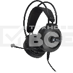 Наушники с микрофоном Оклик HS-L300G Black черный 2.2м мониторные USB оголовье (1796949), фото 1