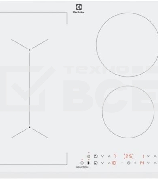 Индукционная варочная панель Electrolux LIV63431BW независимая, белый