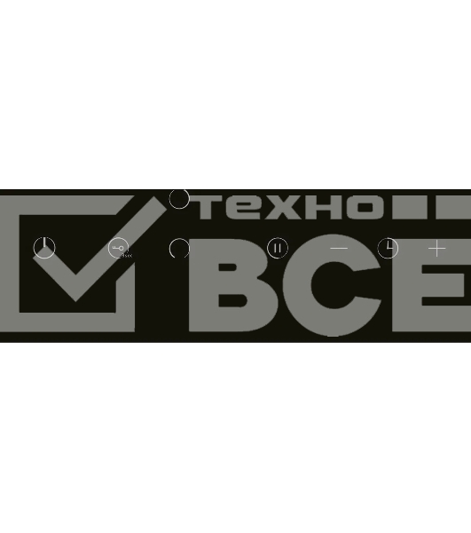 Электрическая варочная панель LEX EVH 320B BL Hi-Light, независимая, черный