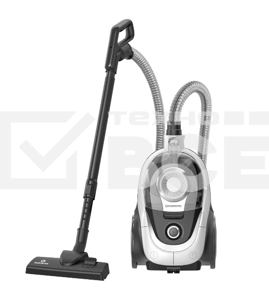 Пылесос Eurostek EVC-4516 серебристый, 500/2800 Вт, уборка сухая, пылесборник - контейнер, 3 л