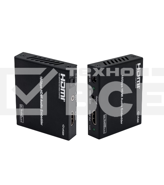 Эмбеддер HDMI 4K60 Infobit [iTrans AE01] HDCP 2.2, RCA и оптический выход