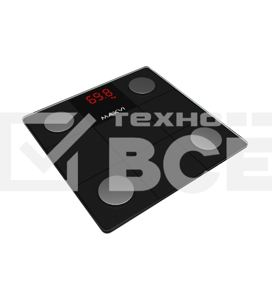 Весы напольные Maxvi BS101 черный