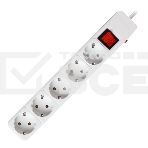 Сетевой фильтр Smartbuy (SBSP-5-30-W) 5 гн х 3,0 м белый, фото2