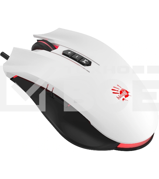 Мышь проводная A4Tech Bloody ES7 белый, 6000 dpi, USB, кнопки - 8