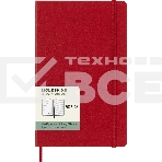 Еженедельник Moleskine ACADEMIC WKNT Large 130х210мм датир.18мес 208стр. красный, фото2