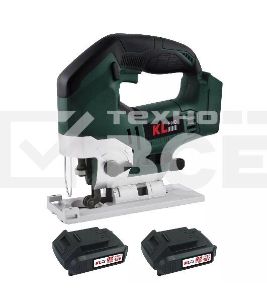 Лобзик электрический профессиональный бесщеточный KLPRO KLDT18B-20 (18В, Li-ion-2шт, 2.0А·ч, патрубок для пылесоса, полотна (дерево/металл, З/У, кейс)