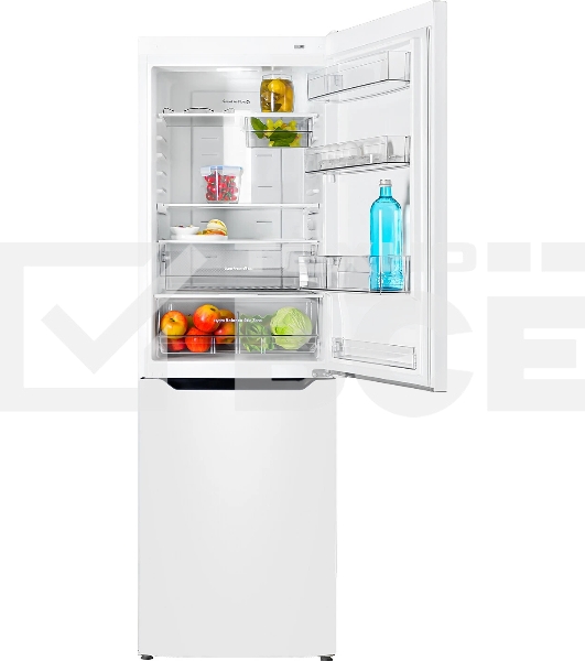 Холодильник Atlant ХМ-4621-109-NW белый двухкамерный 235/94л морозилка снизу, No Frost