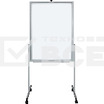 Флипчарт Silwerhof DAILY, лак, 70x100см на роликах белый вращающаяся, фото 1