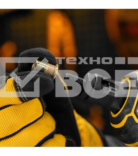 Заклепки резьбовые Denzel стальные, оцинкованные, М8, пластиковый кейс, 40 шт.