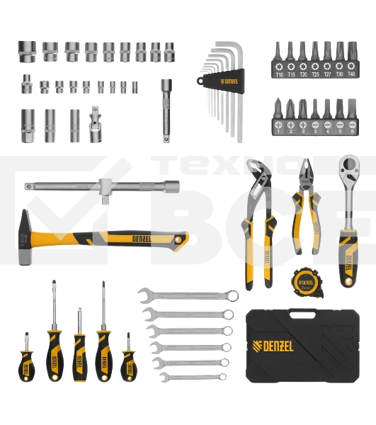 Набор инструментов Denzel 1/2