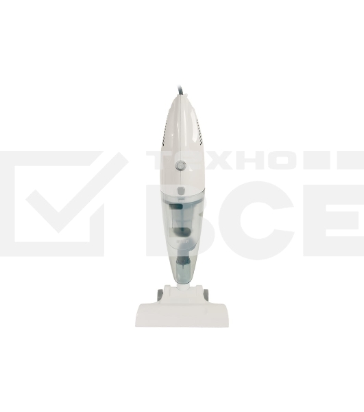 Пылесос вертикальный Mystery MVC-1127 белый, питание от сети, 800 Вт, уборка сухая, пылесборник 1.5 л