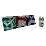 Комплект клавиатура+мышь Nakatomi KMG-2305U проводной, USB, 1600 DPI, черный, фото11