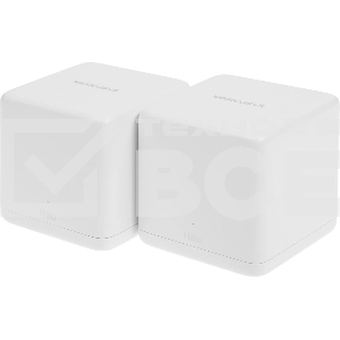 Бесшовный Mesh роутер Mercusys Halo H60X(2-pack) AX1500 10/100/1000BASE-TX белый (упак.:2шт)