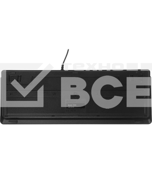 Комплект клавиатура+мышь A4Tech FStyler F1512 проводной, USB, 1200 DPI, черный