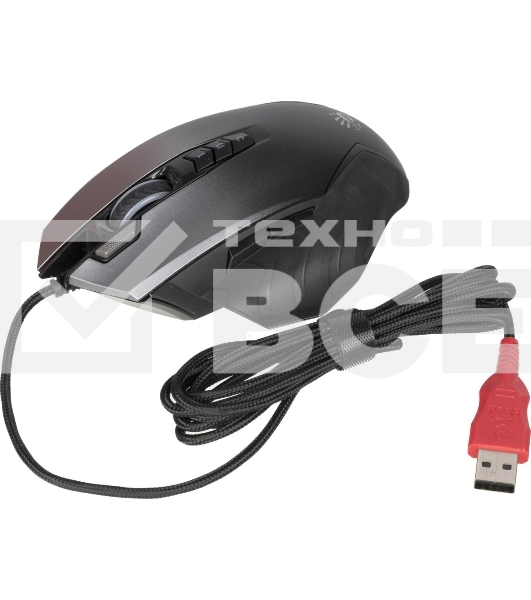 Мышь проводная A4Tech Bloody J95s серый, 8000 dpi, USB, кнопки - 9