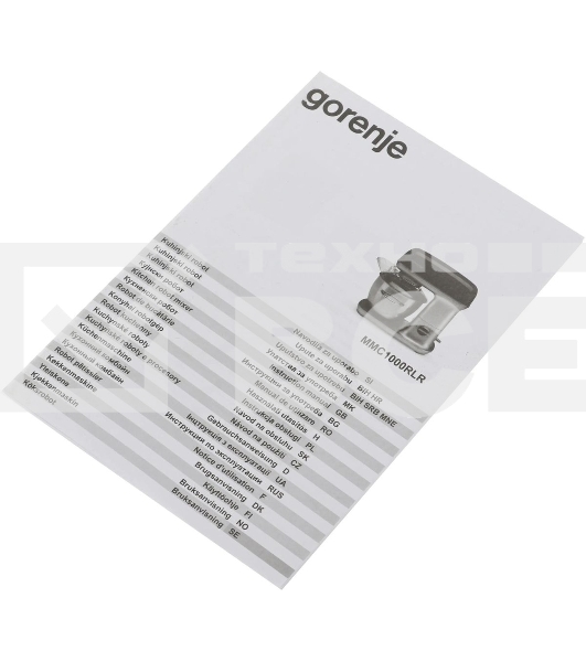 Кухонная машина Gorenje MMC1000RLR планетар.вращ. 1000Вт красный