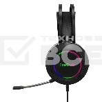 Гарнитура Exegate Cosmos HS-702GL чёрный, проводная, USB, виртуальный звук 7.1, подсветка, фото6