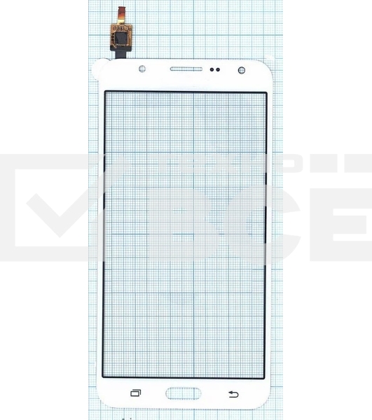 Сенсорное стекло (тачскрин) для Samsung Galaxy J7 SM-J700H, белое