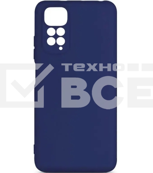 Чехол (клип-кейс) DF xiCase-61, для Xiaomi Redmi Note 11/11s, синий xicase-61 (blue)