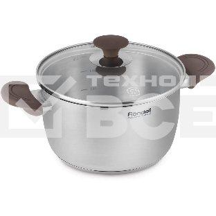 Кастрюля Rondell Coffee Bean RDS-1645, 5.7 л, 24 см, без крышки, стальной