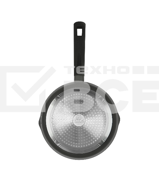 Сковорода-гриль Rondell Trumpf RDA-1341 круглая 20см покрытие: Xylan Plus ручка несъемная (без крышки) черный